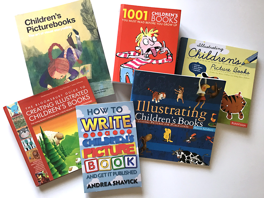 Books I used on how to make a Children's Book (from 2012)