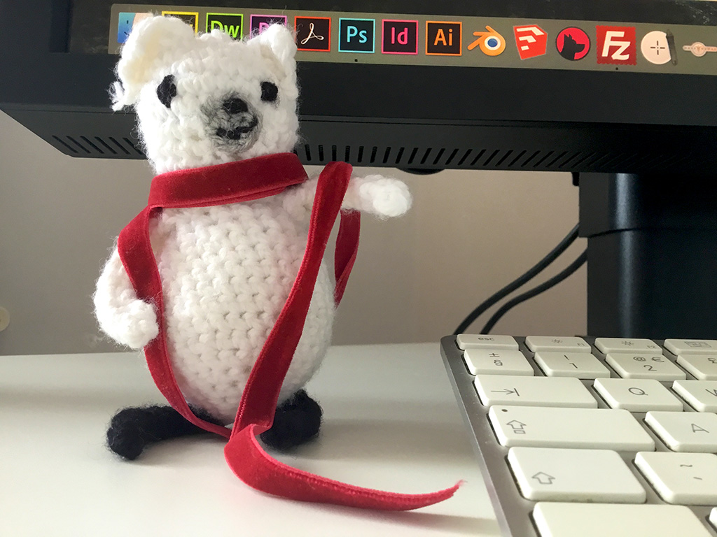 The commissioning editor of one publisher had even knitted one of my characters