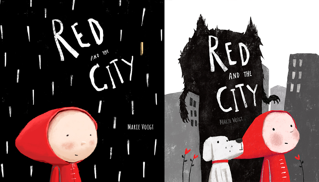 Red and the City cover before and after