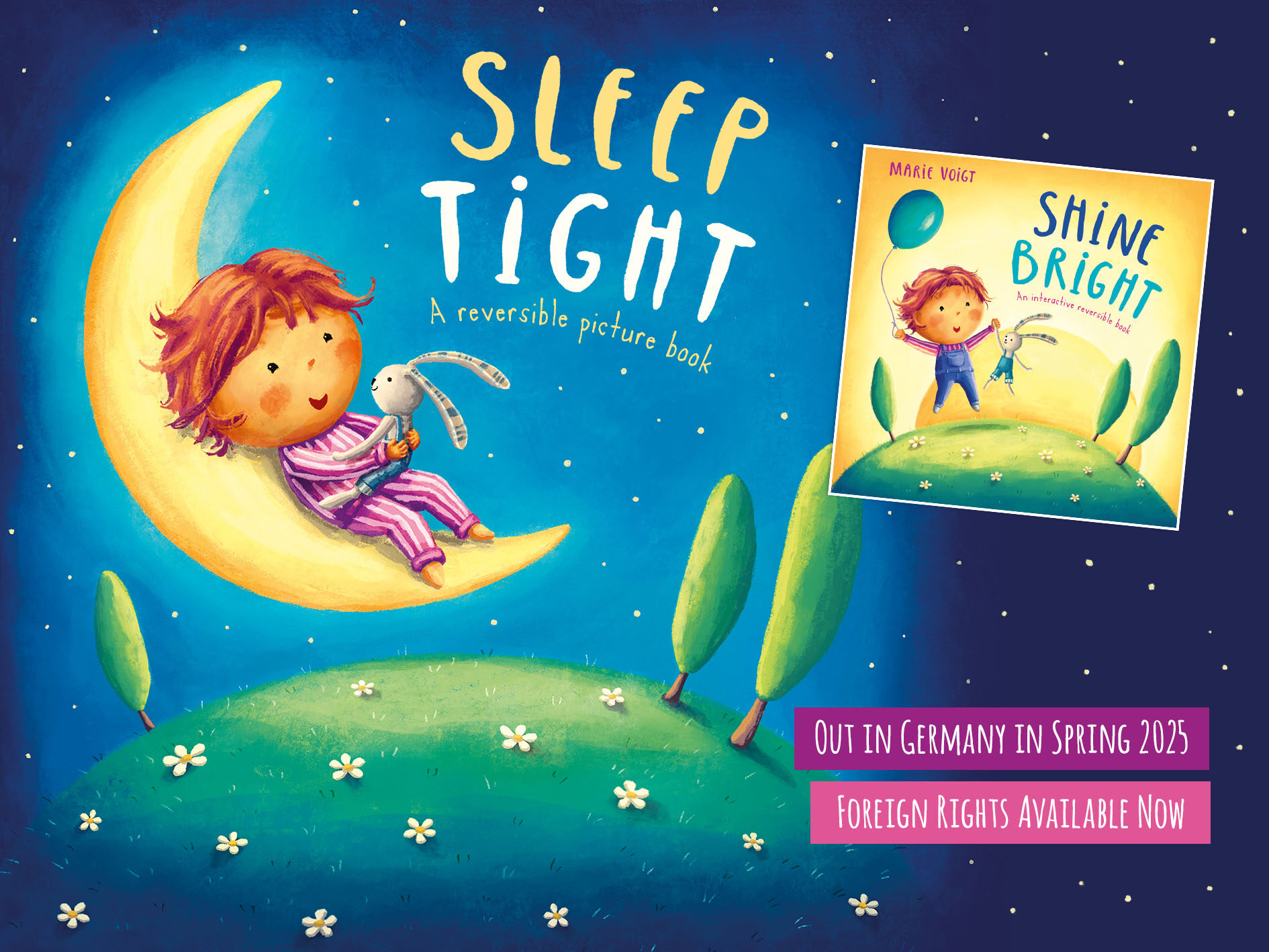 Sleep Tight Shine Bright - New reversible picture book by Marie Voigt